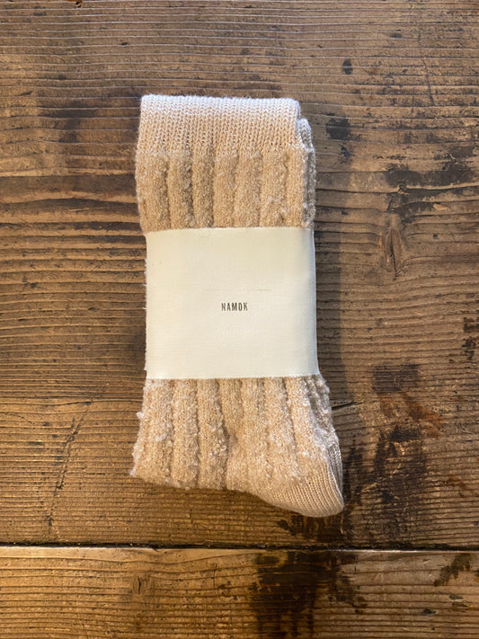 Namok Cotton-Cashmere Socks - Powder Pink