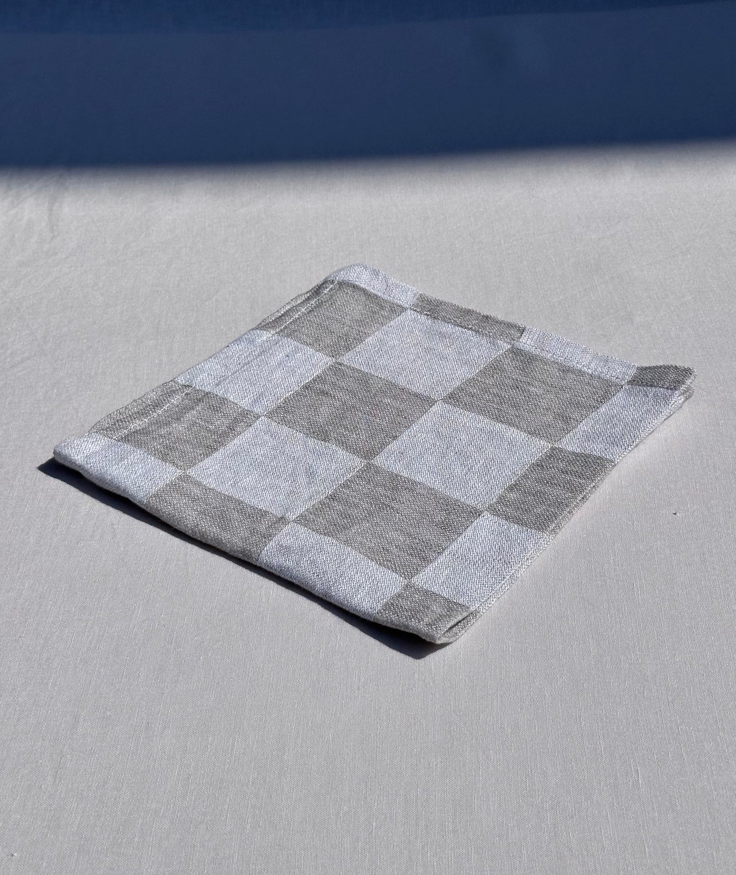 V.VM White Check Linen Napkin