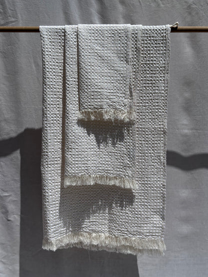 Telo da bagno e da spiaggia in lino V.VM - Blu