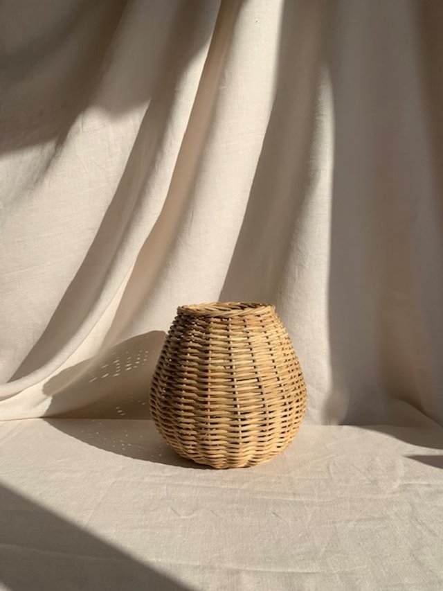 Woven Basket - Bulb Vase