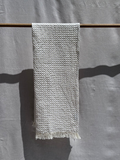 Telo da bagno e da spiaggia in lino V.VM - Blu