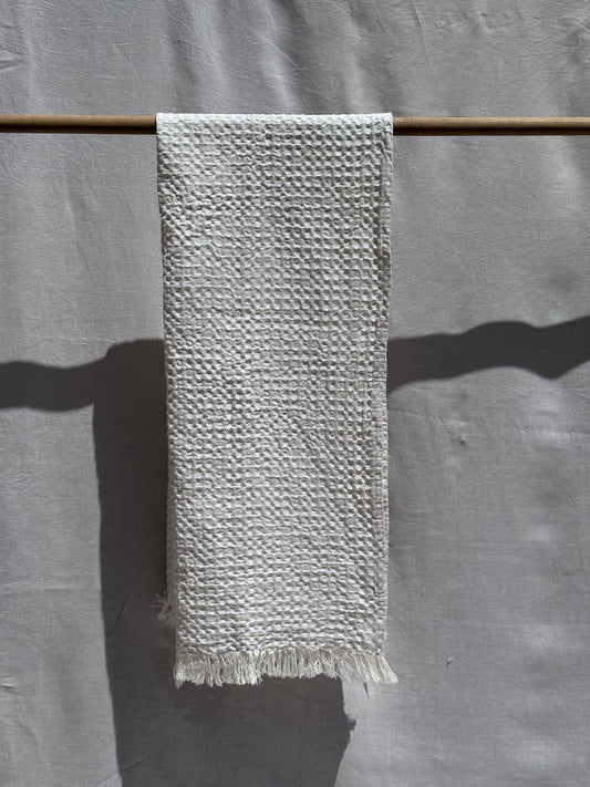 Telo da bagno e da spiaggia in lino V.VM - Blu