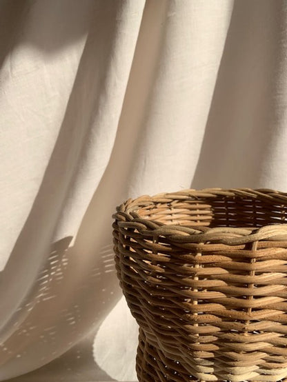 Cesto intrecciato - Vaso a tre strati