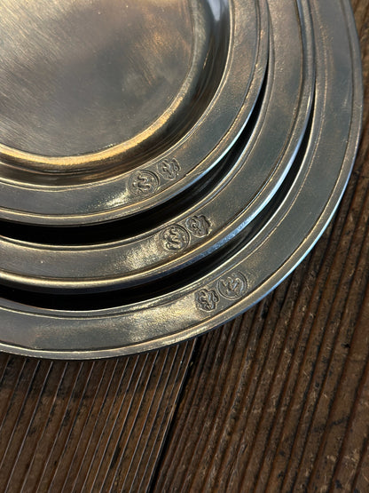 Piatto Ovale 'Orvieto' in Peltro di Cosi Tabellini - 19,5 x 15,5