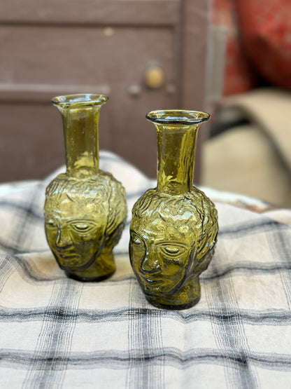 Vase Tete - Olive Green