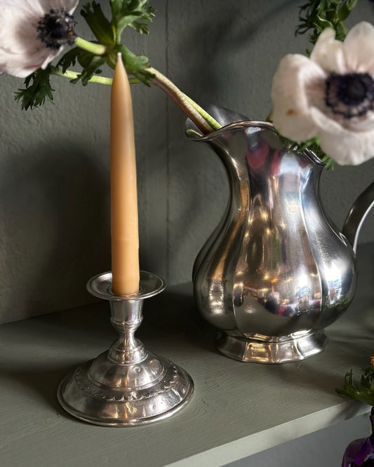 The 'Trentino' Candle Holder in Pewter by Cosi Tabellini
