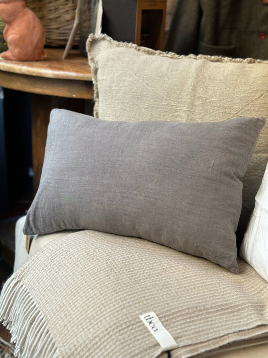 Linen Pillowcase 35X55 -  Charcoal