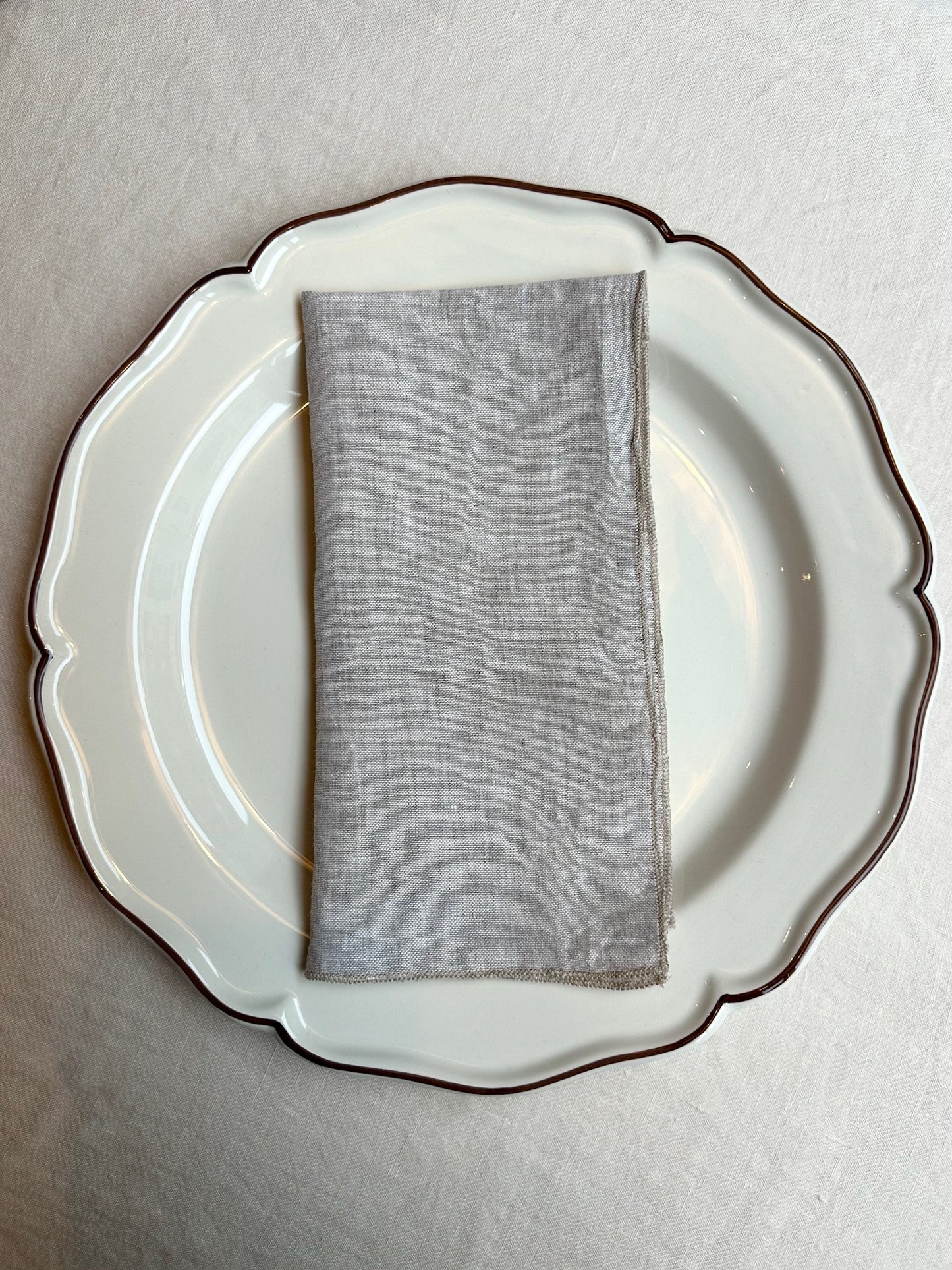 Tovagliolo V.VM Linen Everyday color oliva - Set di 2