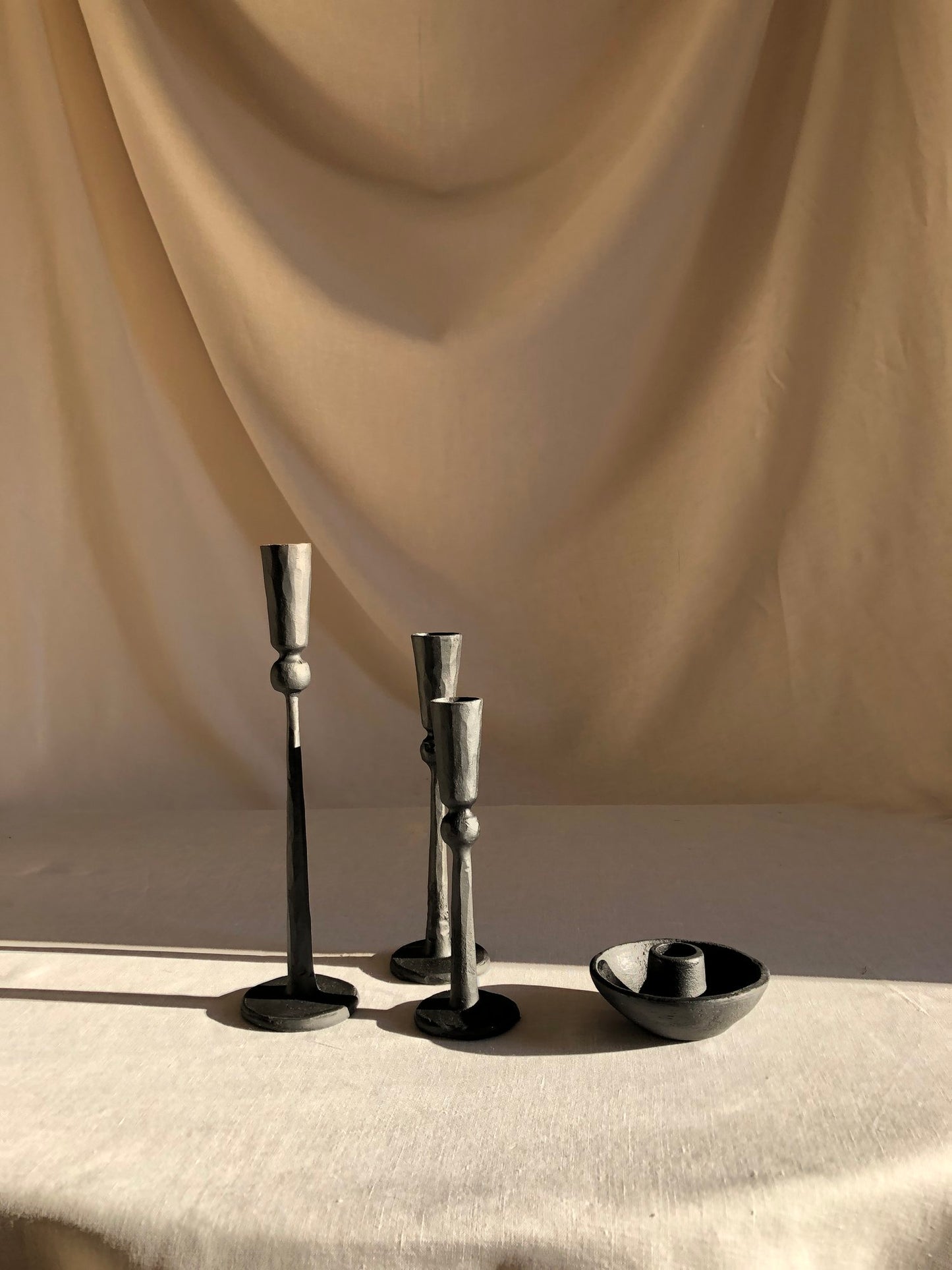 Wrought Iron Candle Holder - Medium