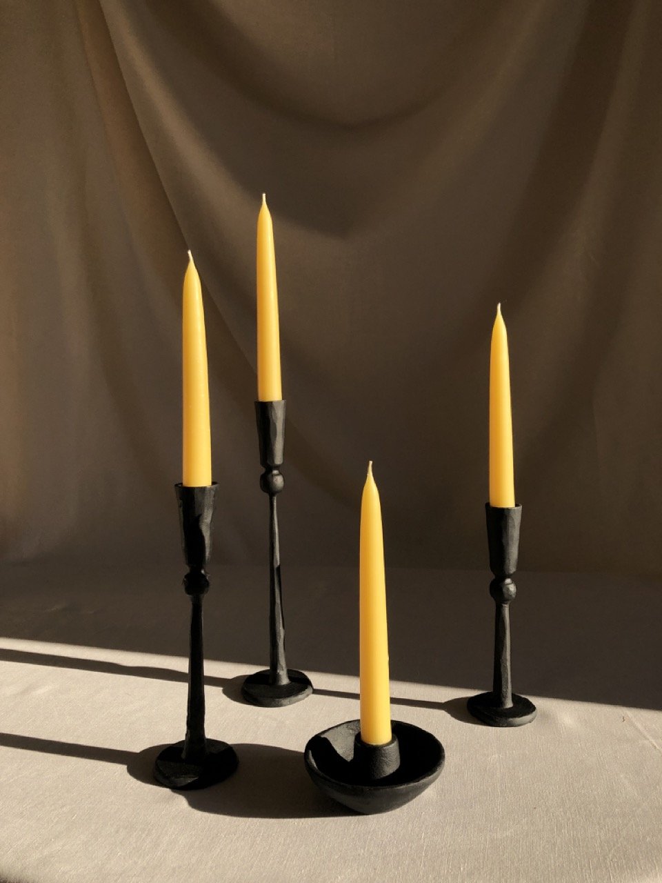 Wrought Iron Candle Holder - Small