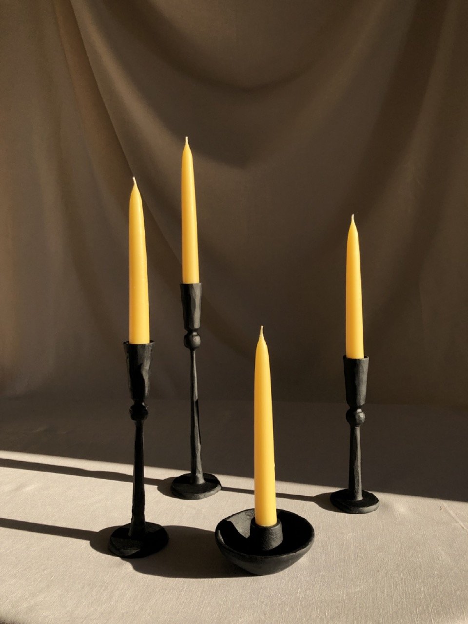 Wrought Iron Candle Holder - Large