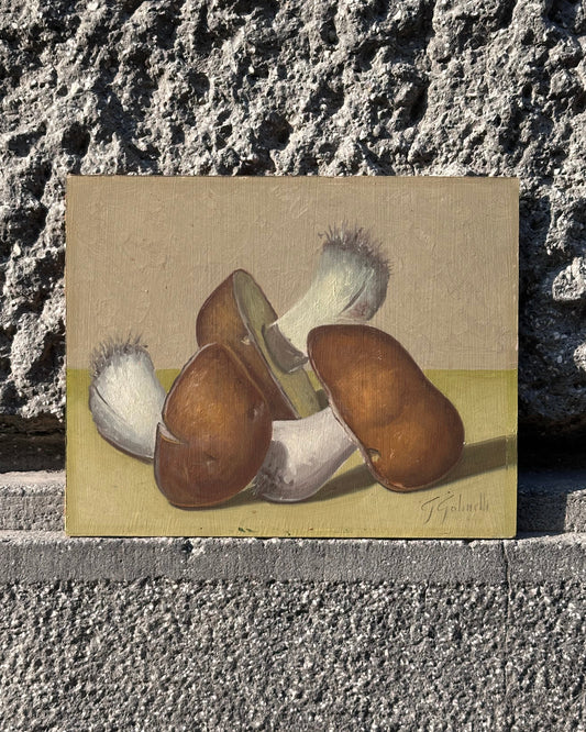 “Funghi” – Original Oil Painting by Gabriele Golinelli (1997)