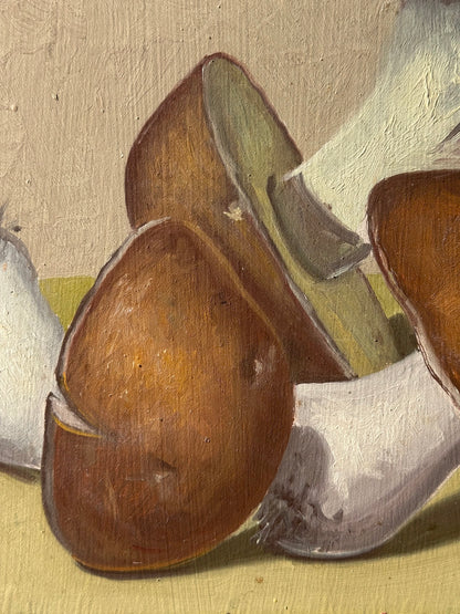 “Funghi” – Dipinto ad olio originale di Gabriele Golinelli (1997) 