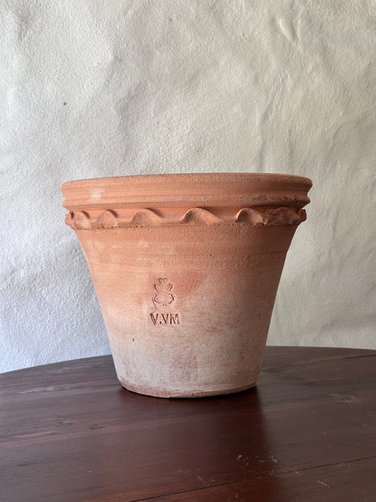 V.VM Vaso in terracotta fatto a mano - 25 cm