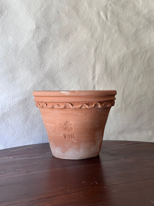 V.VM Vaso in terracotta fatto a mano - 20 cm