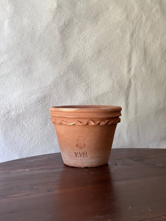 V.VM Vaso in terracotta fatto a mano - 15 cm