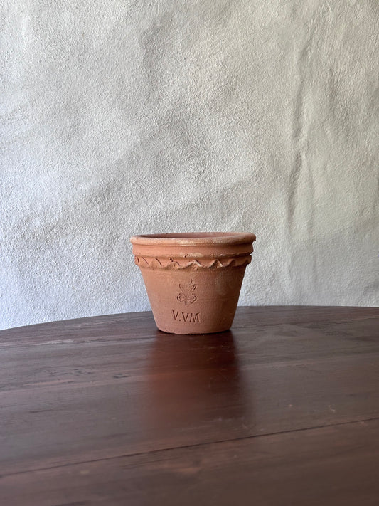 V.VM Vaso in terracotta fatto a mano - 10 cm