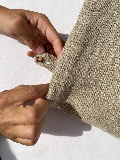 Asciugamano da monaco in lino V.VM