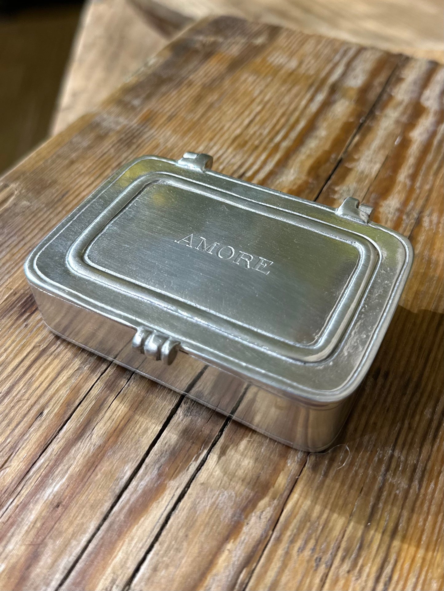 Adorable Pewter Box - Amore