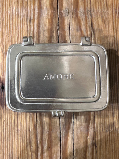 Adorable Pewter Box - Amore