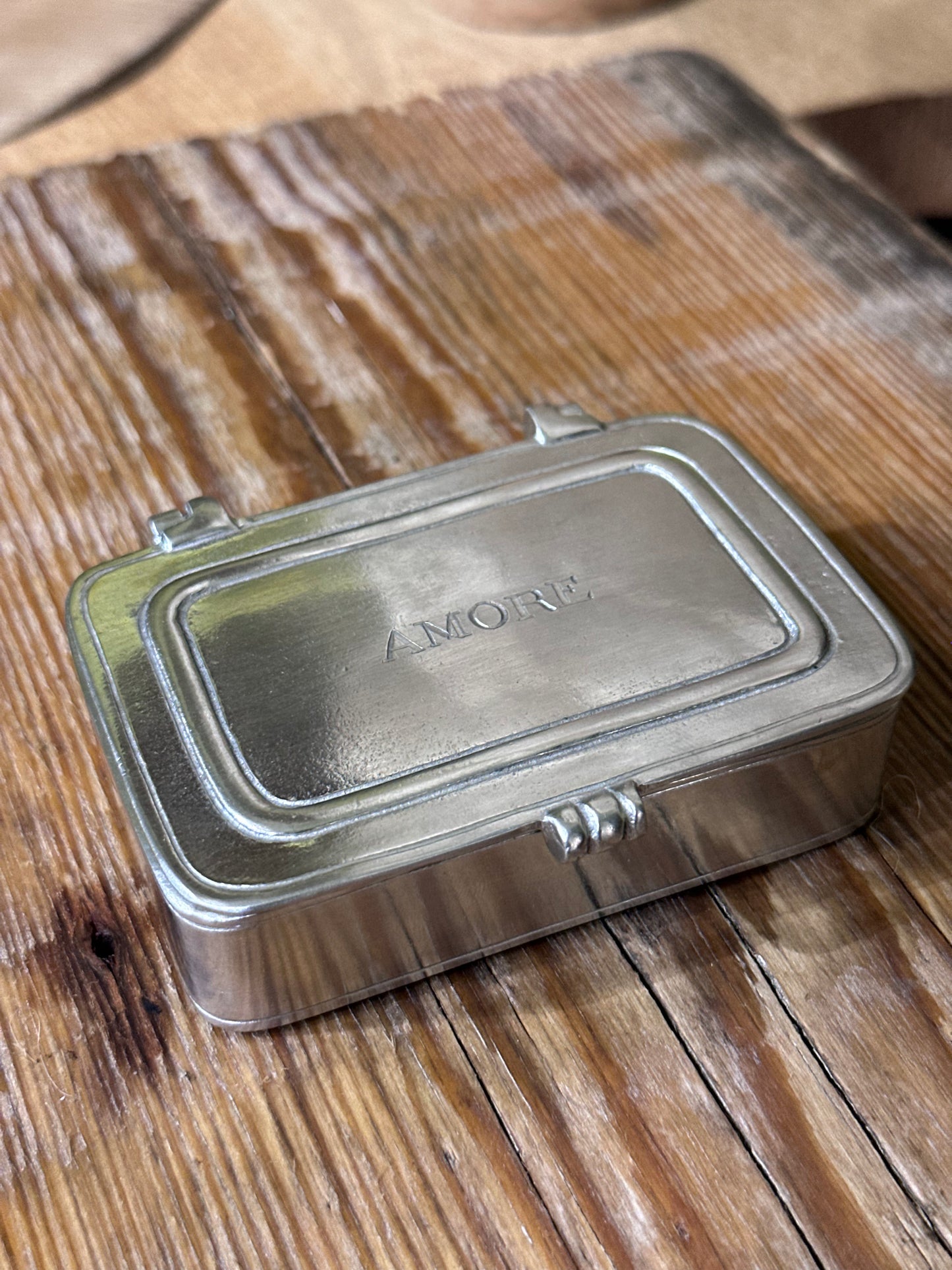 Adorable Pewter Box - Amore