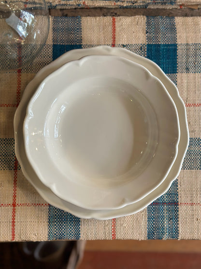 Handwoven Placemat - Blue Check Pattern