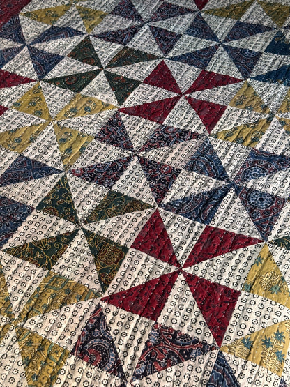 V.VM Quilt - Colored Wheels - Single No. 1
