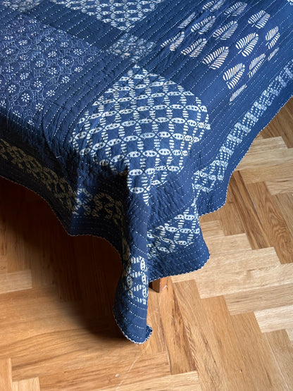 V.VM Trapunta - Quadri Blu - Singola N. 2