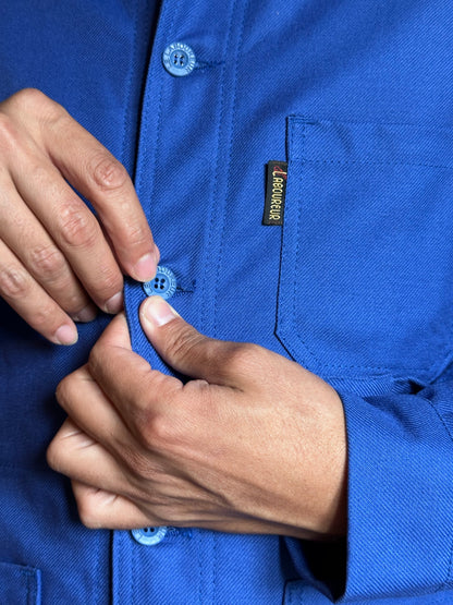 Giacca da lavoro in cotone - Blu elettrico