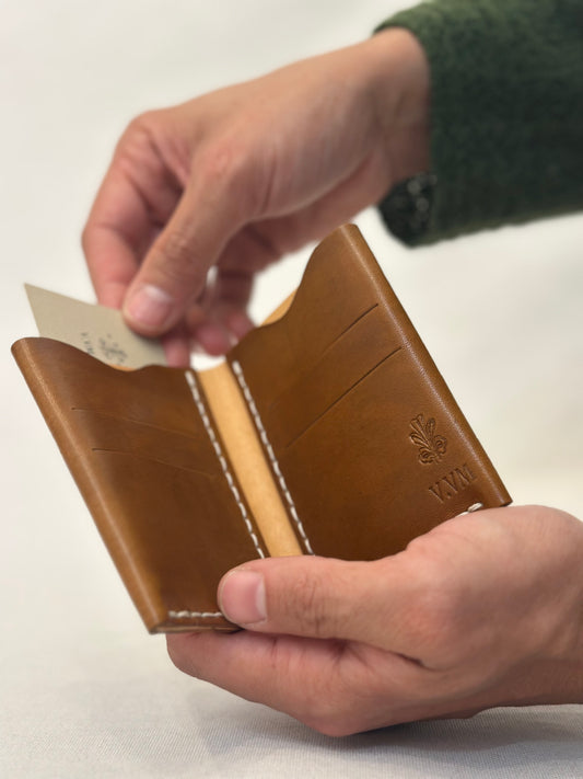 V.VM Handmade in Tuscany Wallet - Naturale
