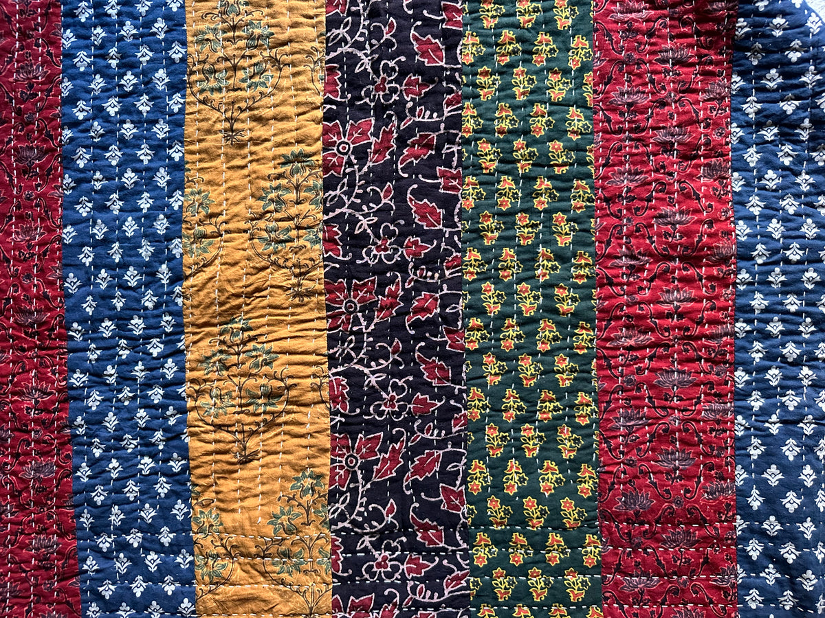 V.VM Quilt - Colored Wheels - Single No. 3