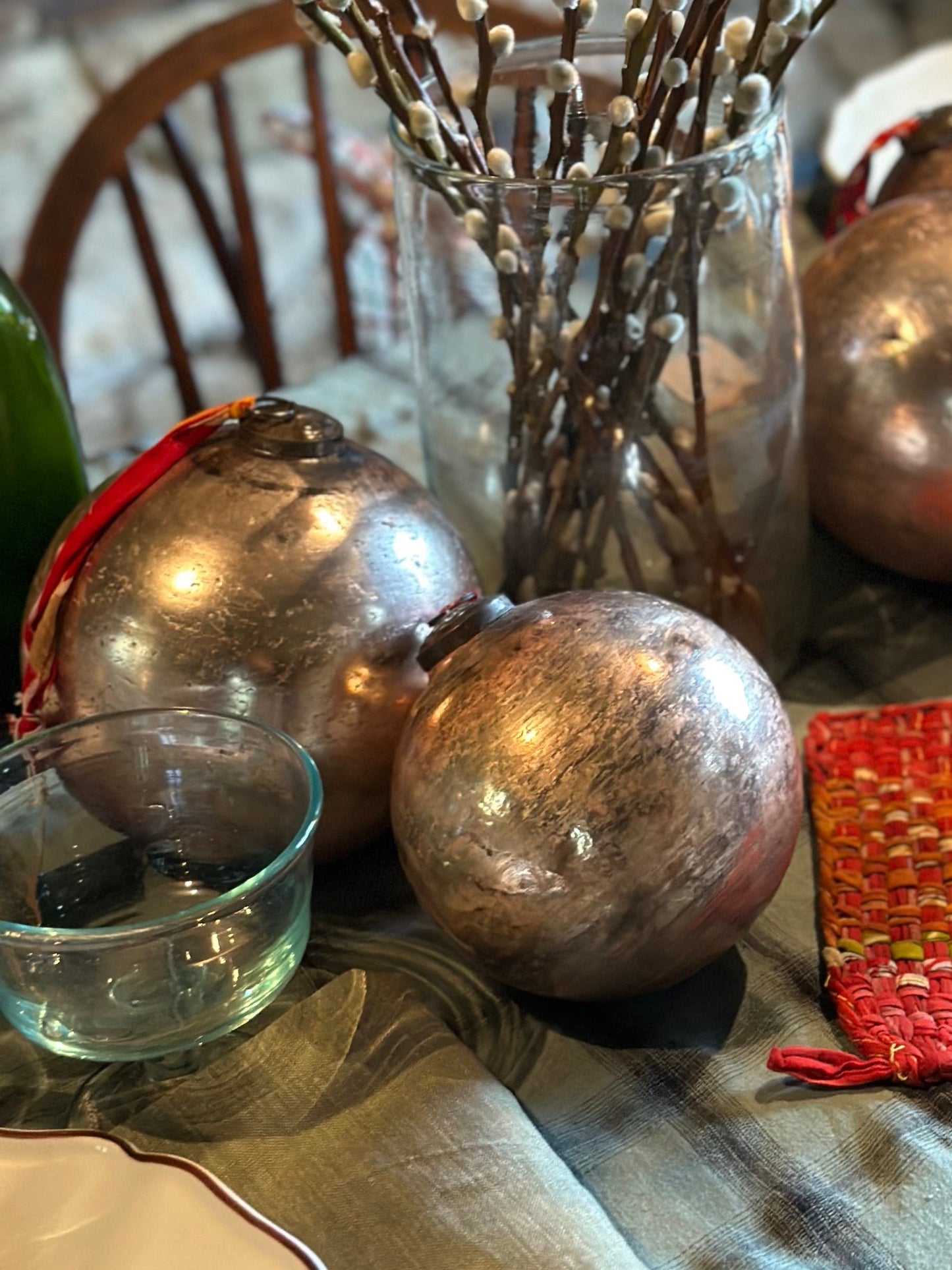 Mercury Glass Balls - Large