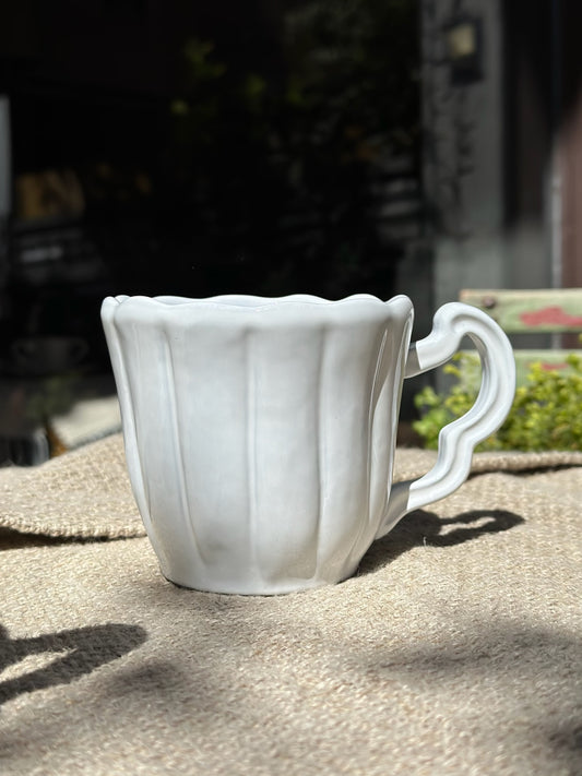 Ceramic Mug - Scalloped Collection