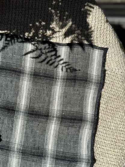 Set di 2 tovaglioli in lino a quadri - Luna