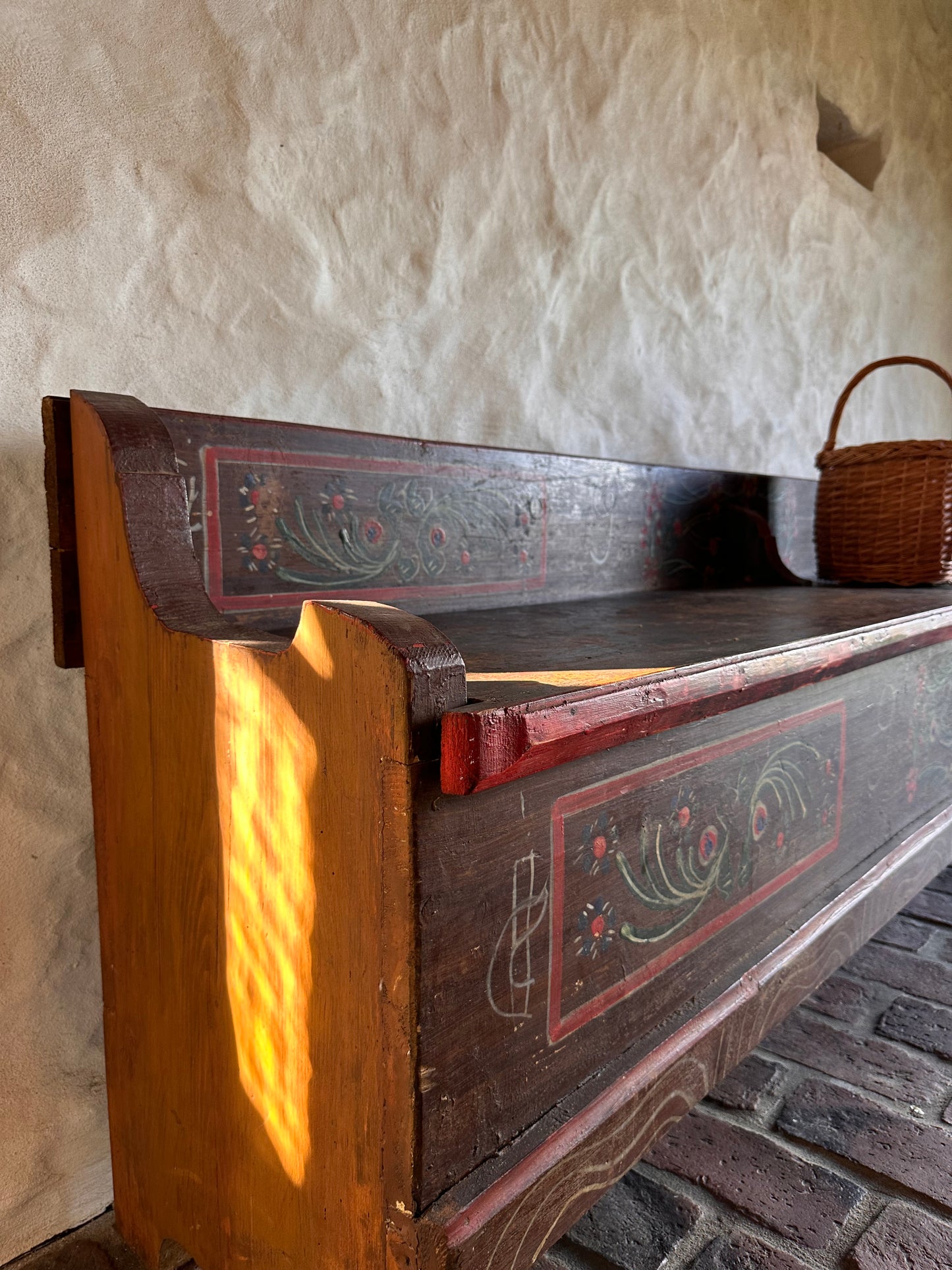 Antique Romanian Bench