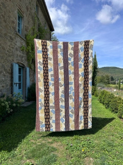 V.VM Quilt Black & White Triangles 2 - Single
