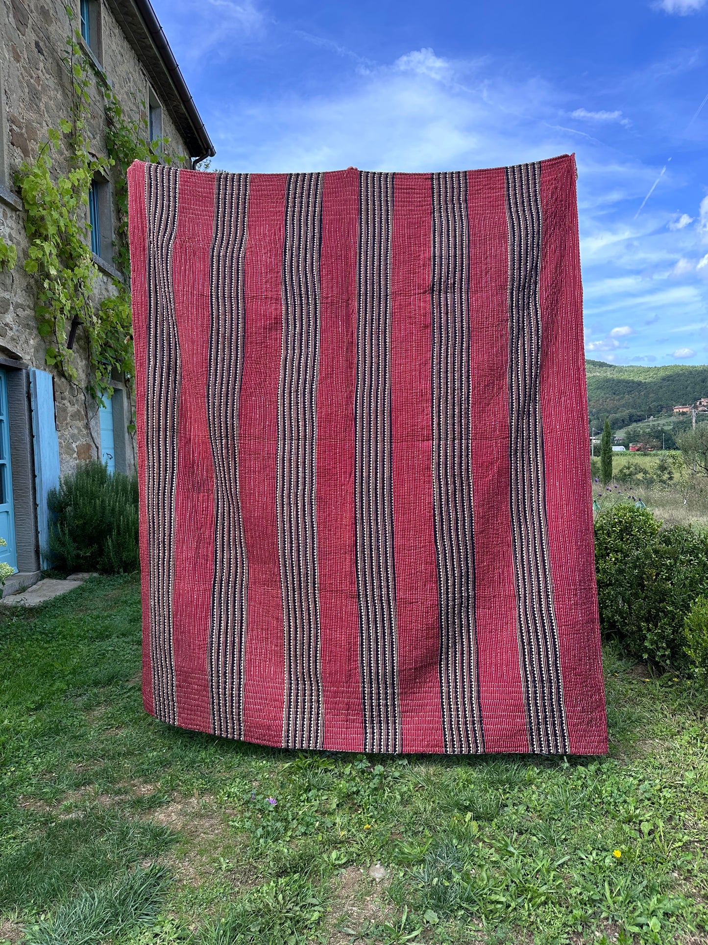 V.VM Quilt, papillon gialli e blu, taglia 9 - Doppia