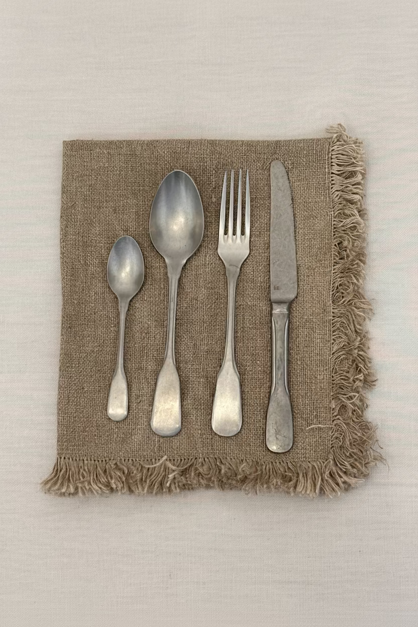 Brick Lane Cutlery Set - Stone Washed