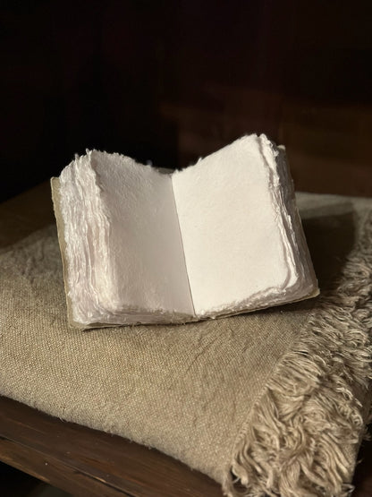 Small Handmade Book - Natural/Beige