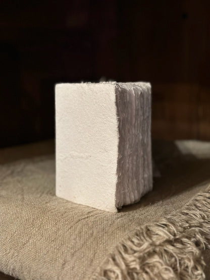Small Handmade Lokta Paper Book - White