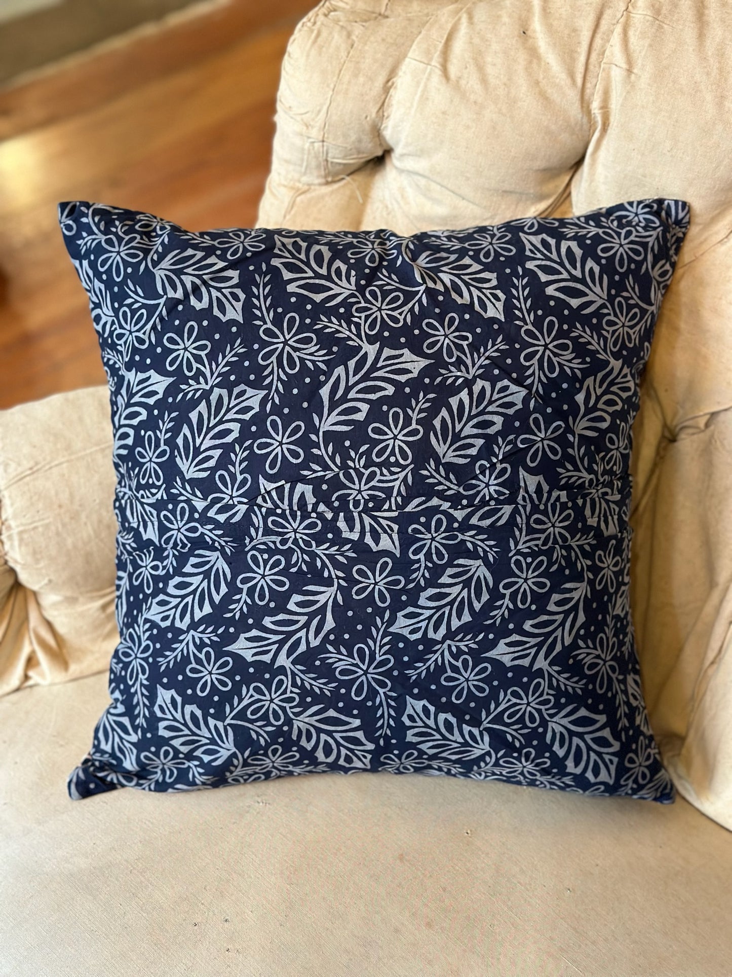 Patchwork Pillow- Blue 03