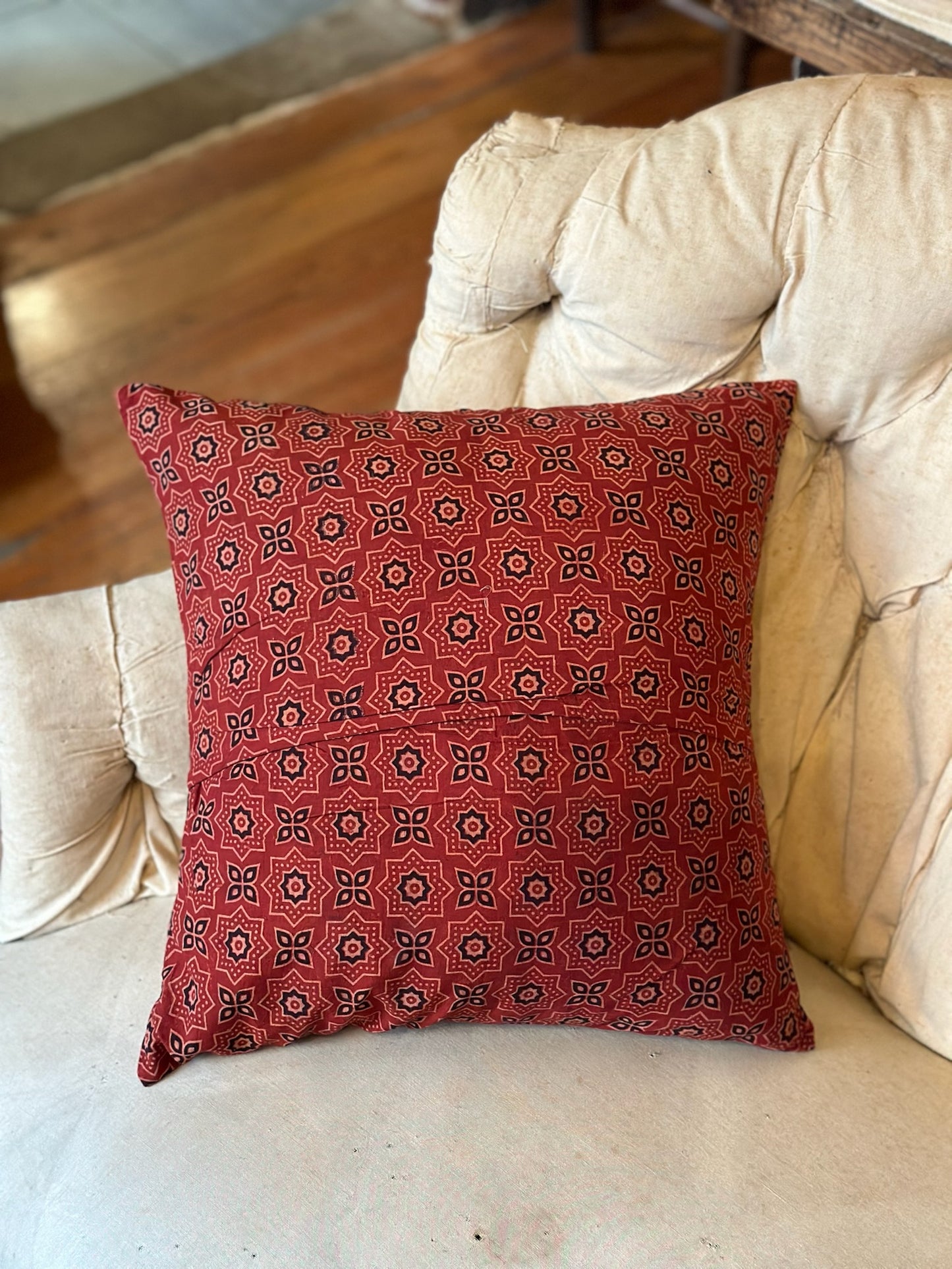 Patchwork Pillow- Red 03