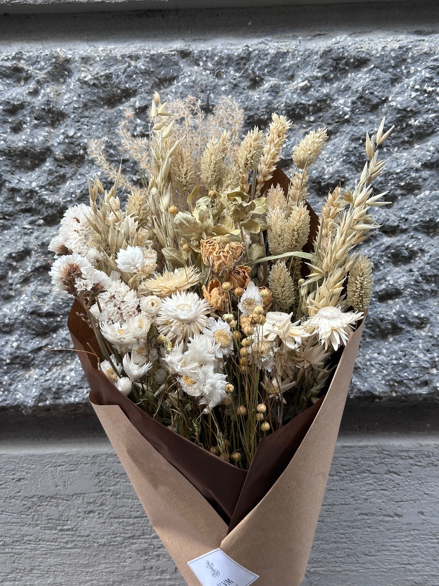 Bouquet di fiori di campo naturali secchi - Grande