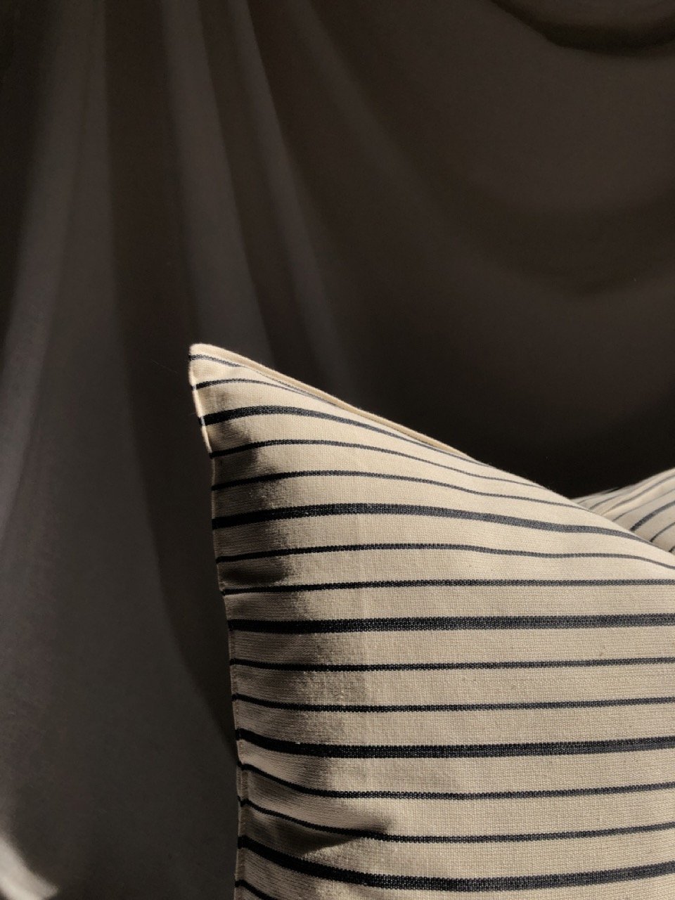 Cuscino Tensira Navy Stripes 100% cotone - 50X50