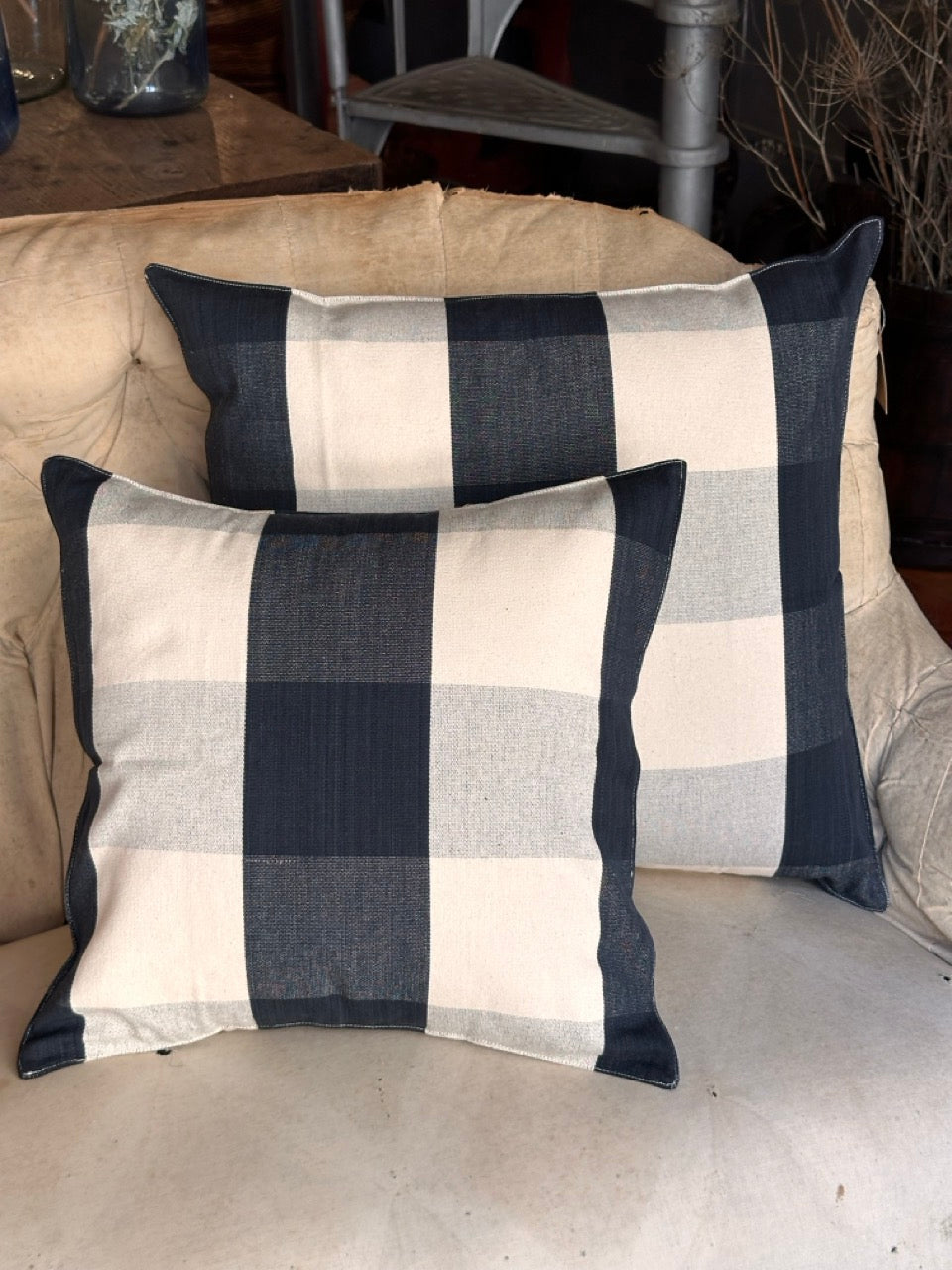 Cuscino in cotone 100% tinto a mano - 40X40 - TENSIRA