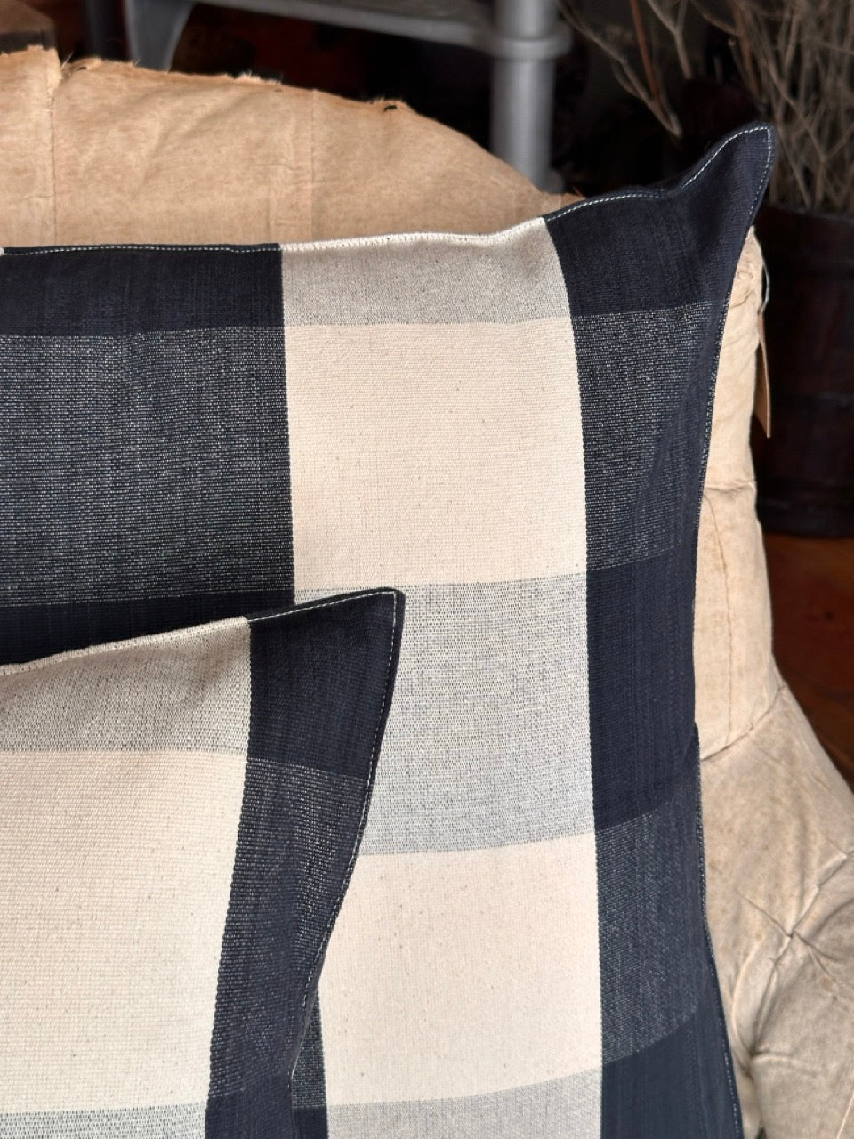 Cuscino in cotone 100% tinto a mano - 40X40 - TENSIRA