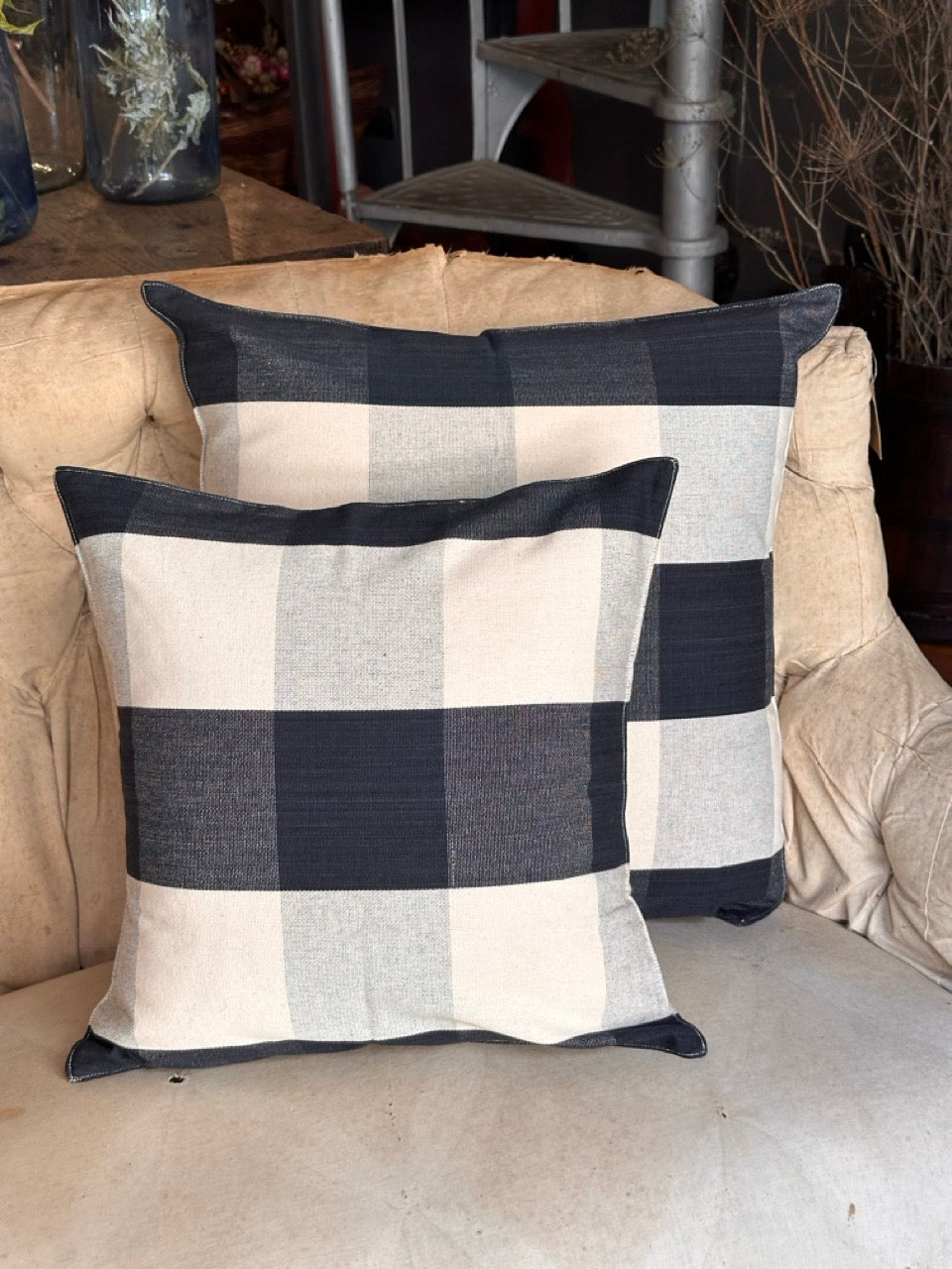 Cuscino in cotone 100% tinto a mano - 40X40 - TENSIRA