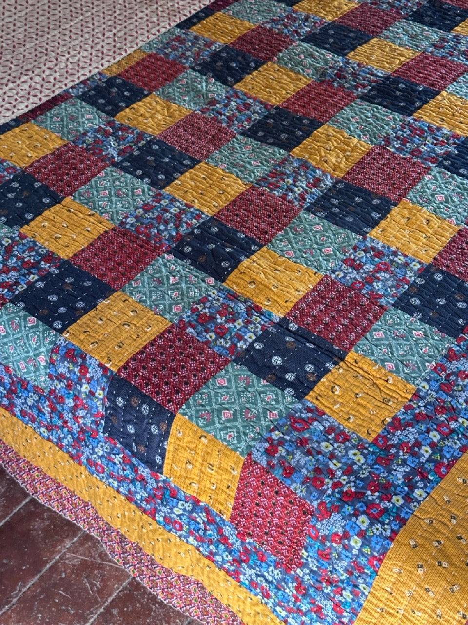 V.VM Quilt Colored Squares - Double