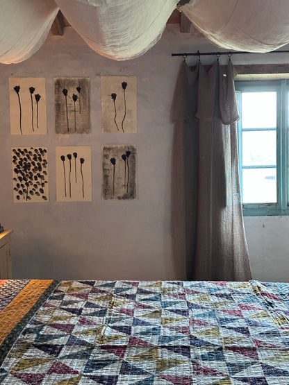 V.VM Quilt Colored Triangles - Double