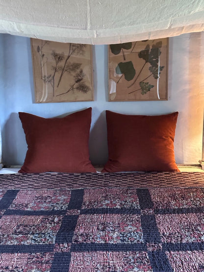 V.VM Quilt Mono-Black Quadrants - Double